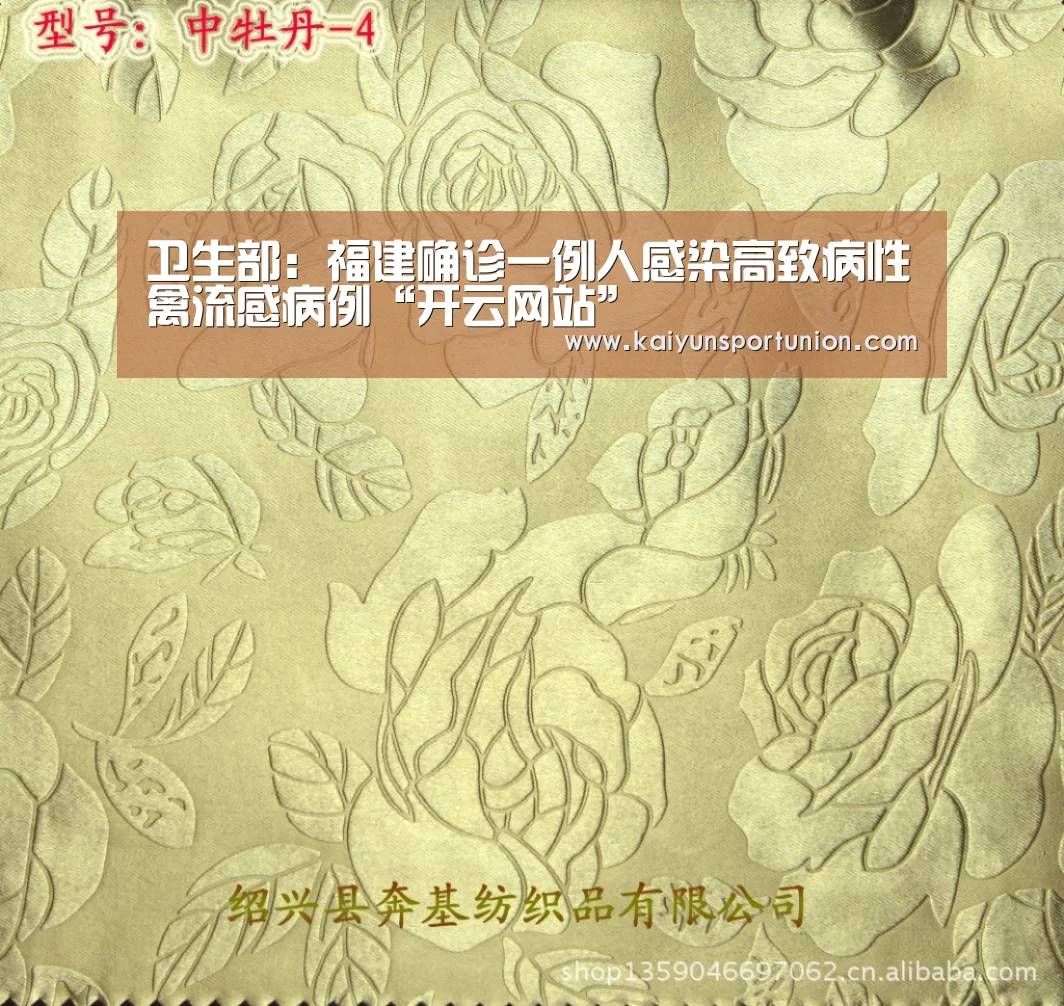 卫生部:福建确诊一例人感染高致病性禽流感病例“开云网站”